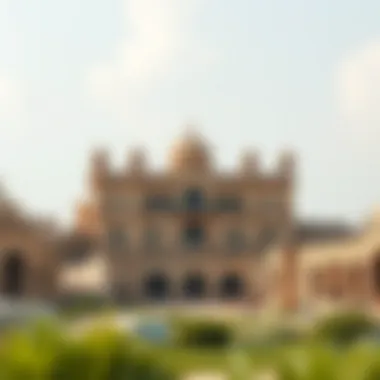 Ancient architectural structures at Sarhad Darbar site