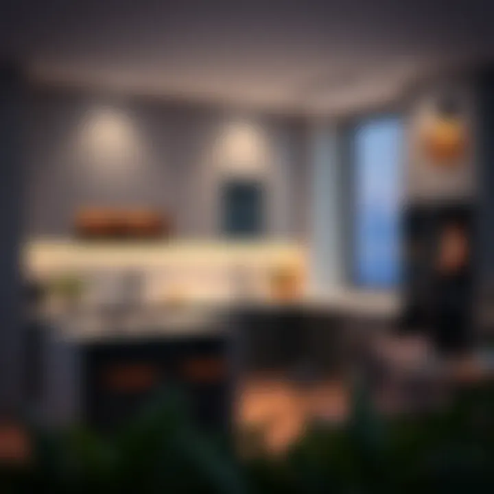 State-of-the-art kitchen equipped with modern technology