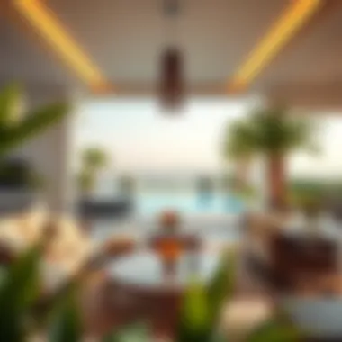 Lavish outdoor area with swimming pool and landscaped gardens