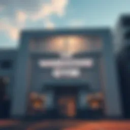 Exterior view of The Warehouse Gym showcasing its modern architecture