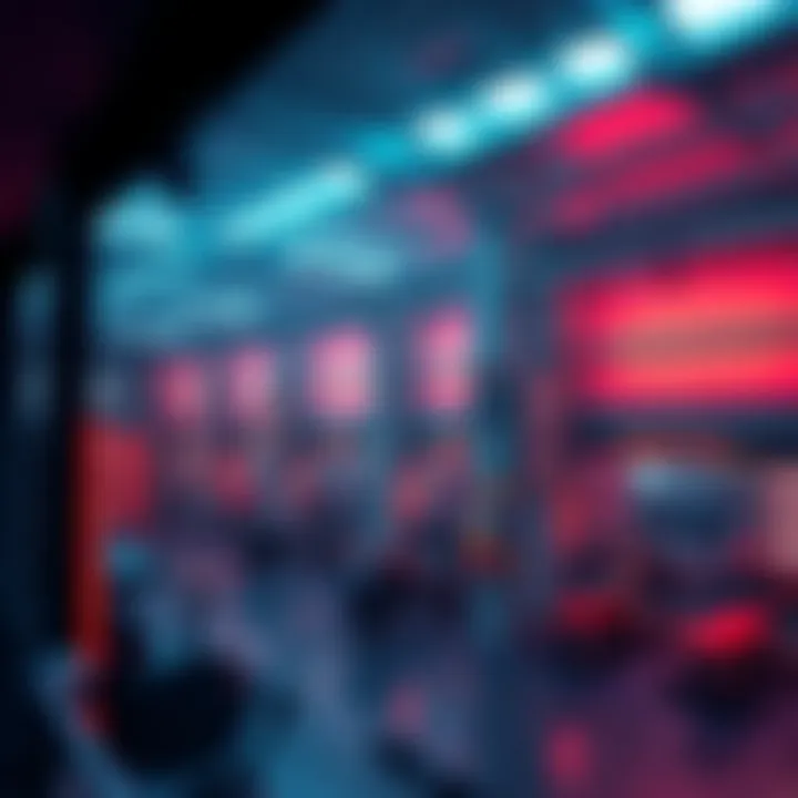 Interior Layout of The Warehouse Gym Interior layout of the gym highlighting various training zones