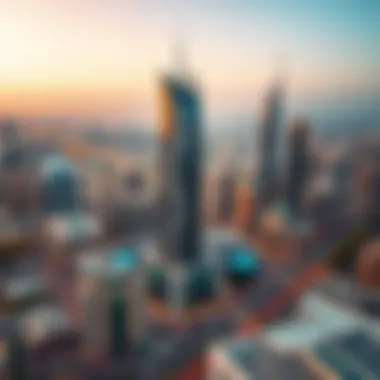 Zarooni Building Aerial View Aerial view showcasing the Zarooni Building amidst Dubai's skyline