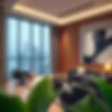 Modern Interior Design at Topaz Residence 3 Stylish interior of Topaz Residence 3 showcasing modern design