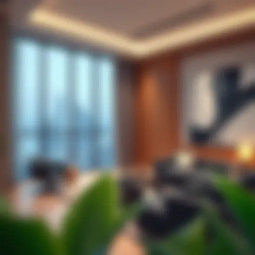 Modern Interior Design at Topaz Residence 3 Stylish interior of Topaz Residence 3 showcasing modern design