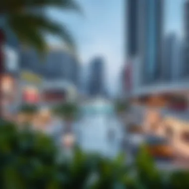 Modern urban planning featuring a redesigned town square