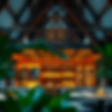 The stunning interior of the Treehouse, featuring modern decor and inviting ambiance