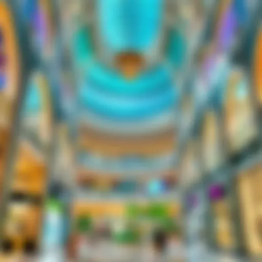 Interior view showcasing the architectural elegance of Umm Ramool Mall
