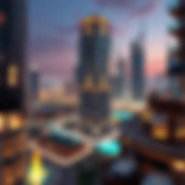 Amenities at Warsan Tower Luxurious amenities available at Warsan Tower