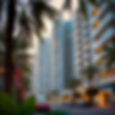 Modern apartment building in Wasl Karama highlighting real estate options