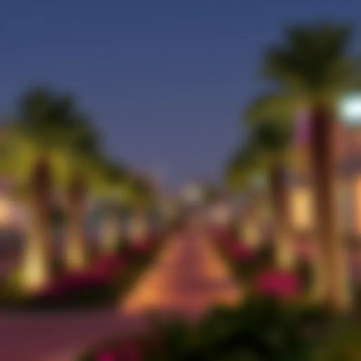 Scenic park in Wasl Karama offering recreational spaces for residents