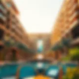 Architectural Marvel of Wasl Oasis Stunning architectural design of Wasl Oasis showcasing modern living