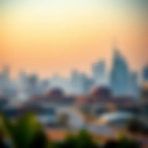 Ras Al Khor Skyline Stunning skyline view of Ras Al Khor showcasing modern architecture