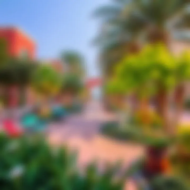 Community Park in Wasl Village A vibrant community park in Wasl Village filled with greenery