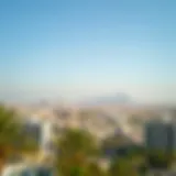 Al Quoz Skyline on a Clear Day Stunning skyline of Al Quoz under clear blue sky