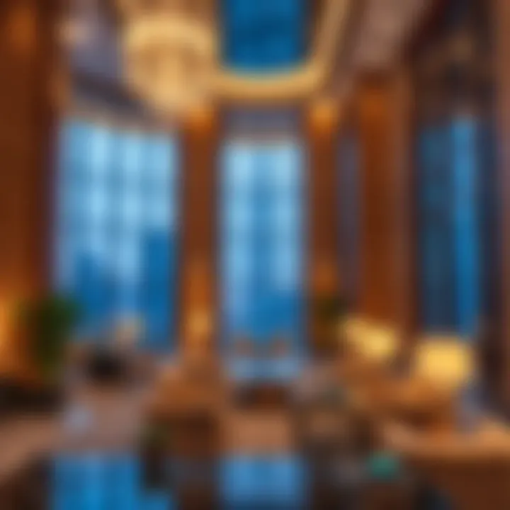 Luxurious Amenities of World Trade Centre Dubai Interior shot of the World Trade Centre demonstrating its luxurious amenities