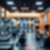 Interior view of Fitness First Mirdif City Center showcasing modern equipment