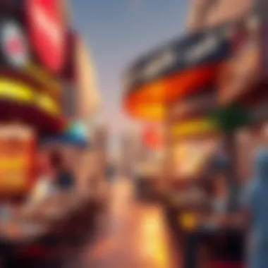 Culinary delights available in Garhoud's diverse eateries