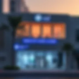 Exterior view of the Health Hub Clinic showcasing its modern architecture