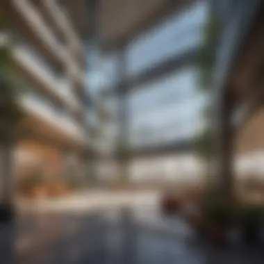 Modern Amenities of Horizon Building Interior shot highlighting the modern amenities within Horizon Building