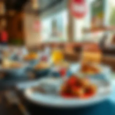 A vibrant table setting with an array of delectable dishes offered at IHOP Festival City.