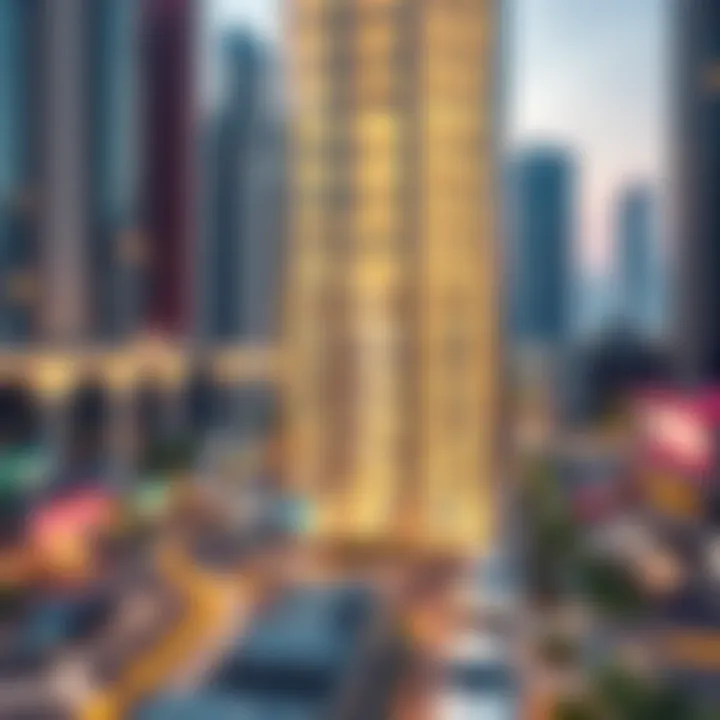 Diagram illustrating the parking flow and efficiency within Index Tower