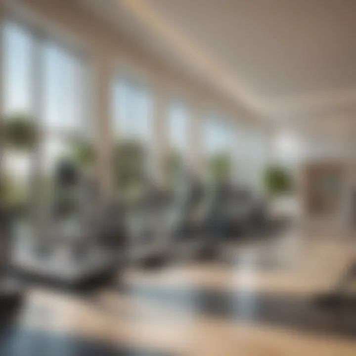 Amenities of Jade Residence featuring a state-of-the-art fitness center.