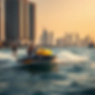 Thrilling water sports at JBR Marina