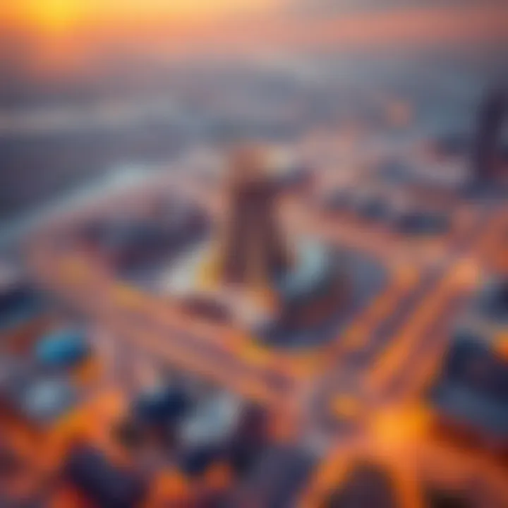 Strategic Location of Jebel Ali Gate Seven Aerial view of Jebel Ali Gate Seven showcasing its strategic location