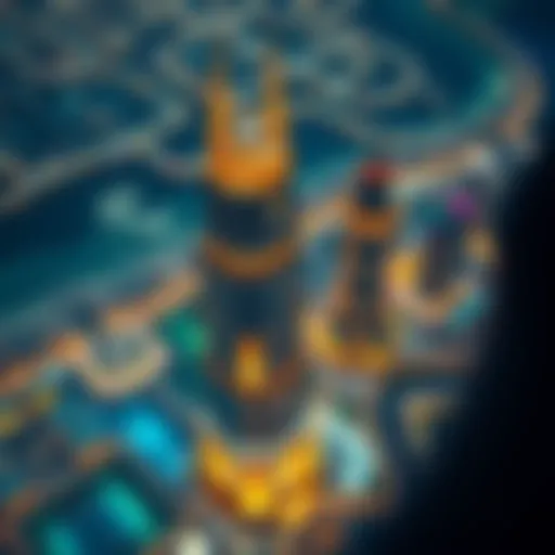 Aerial view of Jewels Tower showcasing its stunning architecture