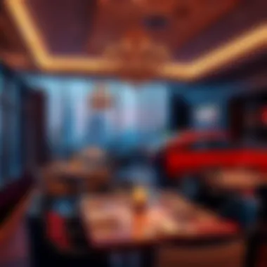 Luxurious dining area within the JGE Clubhouse highlighting ambiance