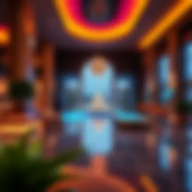 Recreational facilities in the JGE Clubhouse with vibrant atmosphere