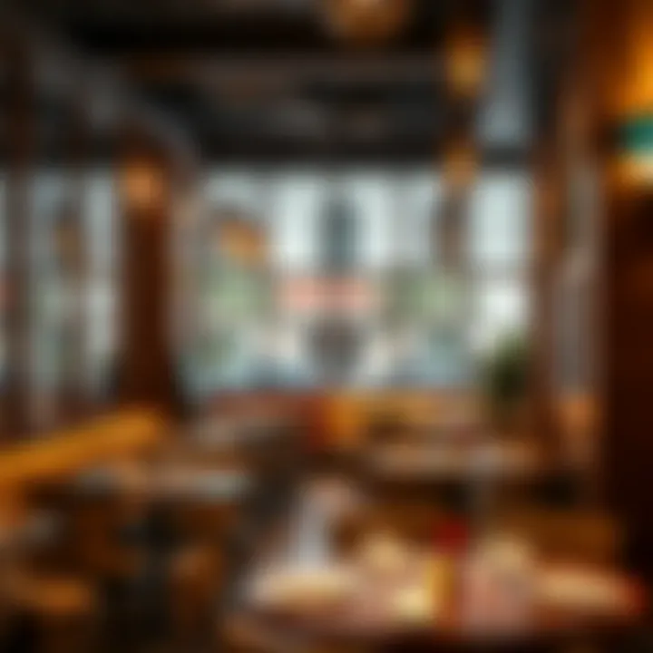 Elegant Dining Ambiance at Jones the Grocer A cozy dining area showcasing elegant decor and inviting atmosphere