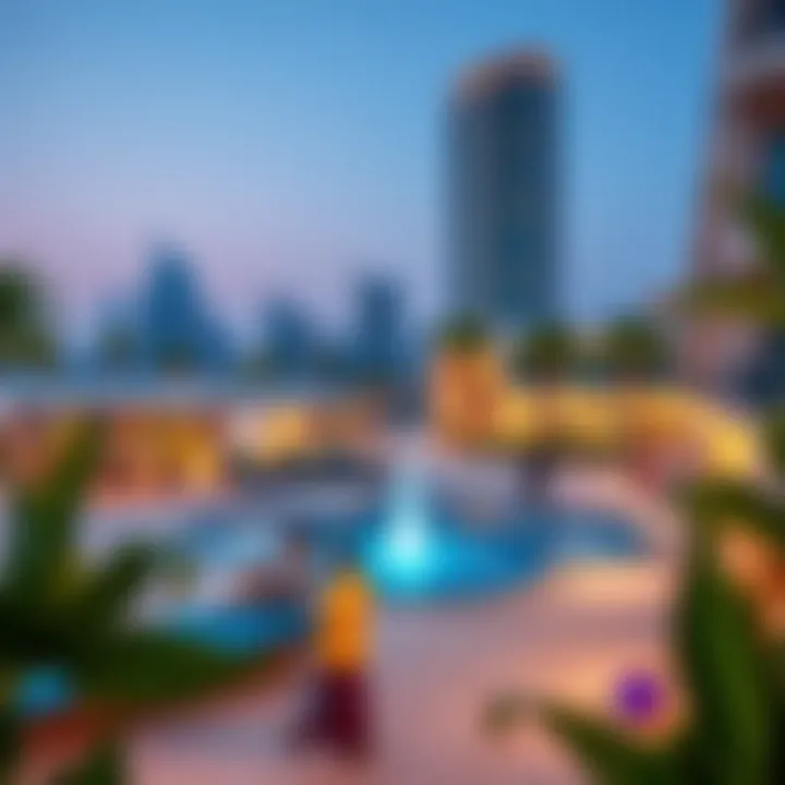 Vibrant community amenities at Jood Residence