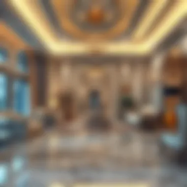 Luxurious home interiors reflecting the opulence of Jumeirah Golf Estates