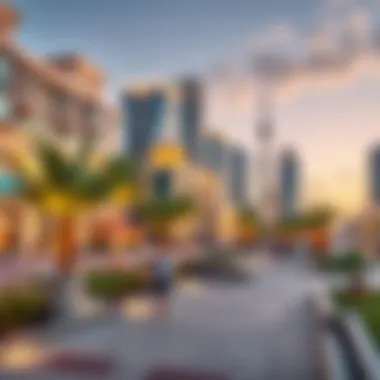 Recreation and Leisure Spaces in JLT Recreational facilities and parks in Jumeirah Lake Towers