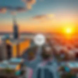 Map depiction of Jumeirah Village Circle highlighting postal codes