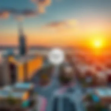 Geographical Overview of Jumeirah Village Circle Postal Code Map depiction of Jumeirah Village Circle highlighting postal codes