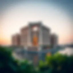 Stunning architecture of Kempinski Hotel Palm Jumeirah