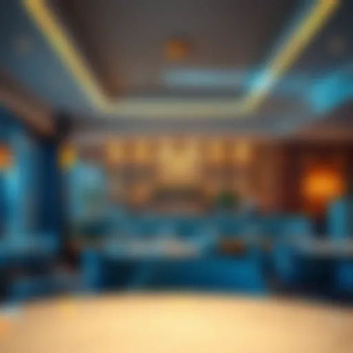 The Inviting Atmosphere of Loui Restaurant & Cafe Elegant interior of Loui Restaurant & Cafe showcasing its inviting atmosphere