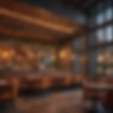 Inviting Atmosphere of Malik Restaurant An interior shot capturing the inviting atmosphere of Malik Restaurant