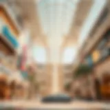 Stunning architectural design of the Mall in Jebel Ali