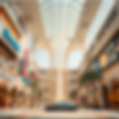 Architectural Marvel of Jebel Ali Mall Stunning architectural design of the Mall in Jebel Ali