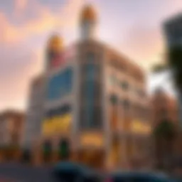 Stunning facade of Mankhool Building showcasing its architectural elegance