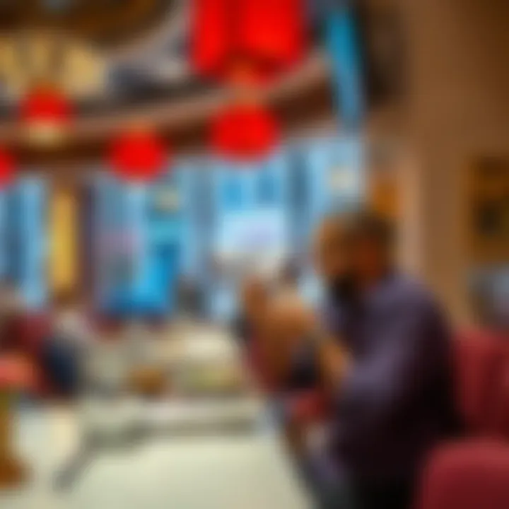 Customer enjoying a meal at Marrybrown Al Quoz, highlighting the dining experience