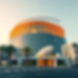 Exterior view of the Mashael Building showcasing its modern architecture