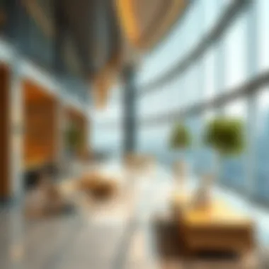 Luxury Living: Interior Amenities of the Mashael Building Interior amenities of the Mashael Building highlighting luxury living