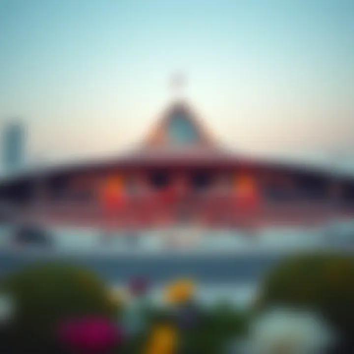 Meydan Racecourse, a landmark of the area