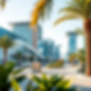 Modern amenities in Jebel Ali Free Zone neighborhood