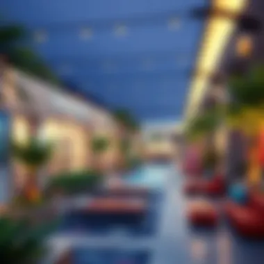 Relaxing recreational spaces within Mudon Al Salam Town Centre promoting well-being