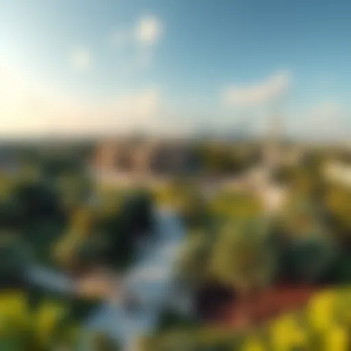 Panoramic View of Musharraf Park A panoramic view of Musharraf Park showcasing its lush greenery and recreational areas